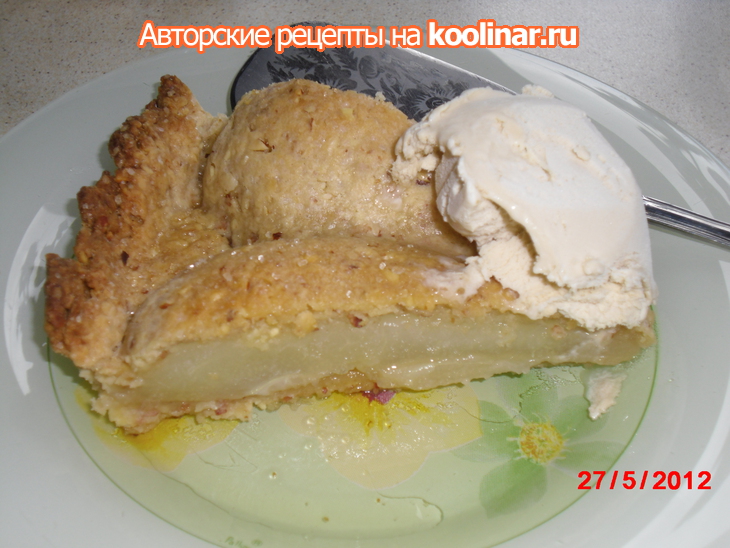 Пирог с грушами и ромом: шаг 7