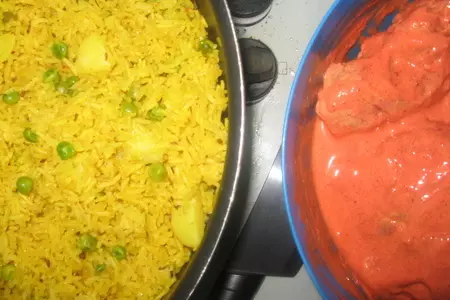 Aloo pulao (индийский плов  с картофелем): шаг 9