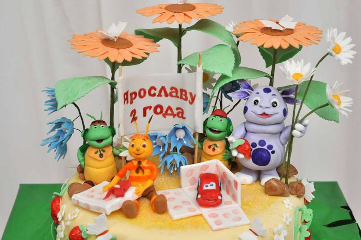 Торт Лунтик рецепт с фото пошагово | Recipe | Cooking, Teddy