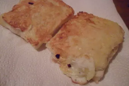 Mozzarella in carrozza - "моцарелла в карете": шаг 5