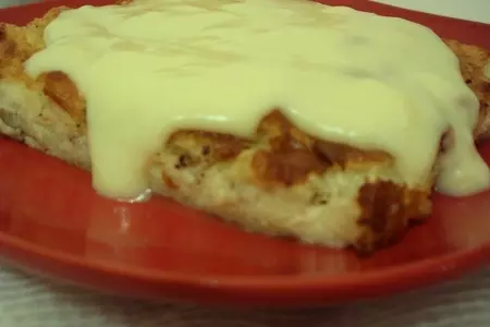 Bread pudding. хлебный пудинг. сша. игра-соревнование: две идеи одного продукта, раунд второй.: шаг 4