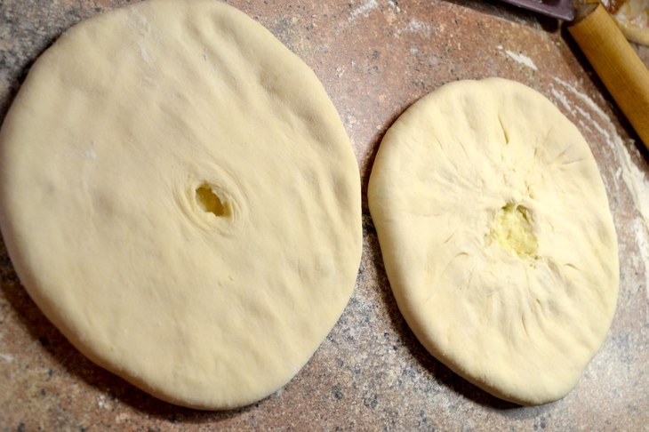 Осетинские пироги «картофджын» – пирог с картошкой .: шаг 4