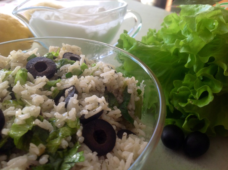 Средиземноморский рисовый  салат: шаг 6