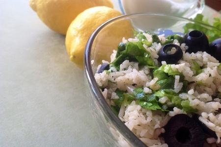 Средиземноморский рисовый  салат: шаг 7