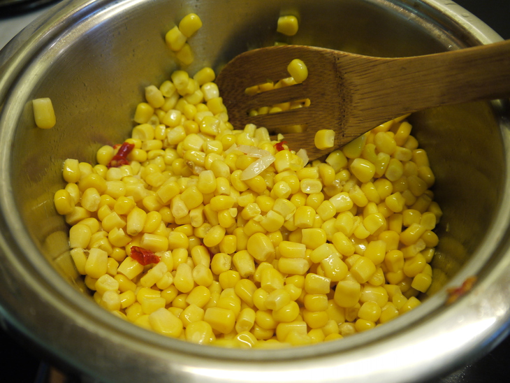 Кукурузный суп-крем за 15 минут: шаг 2