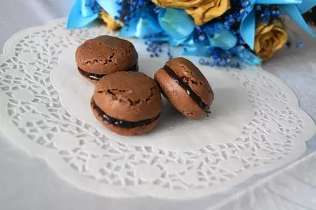 Шоколадные макаруны (macarons): шаг 9