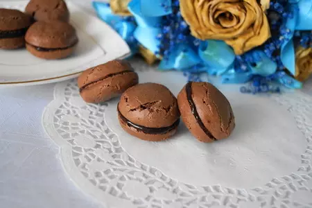 Шоколадные макаруны (macarons): шаг 10