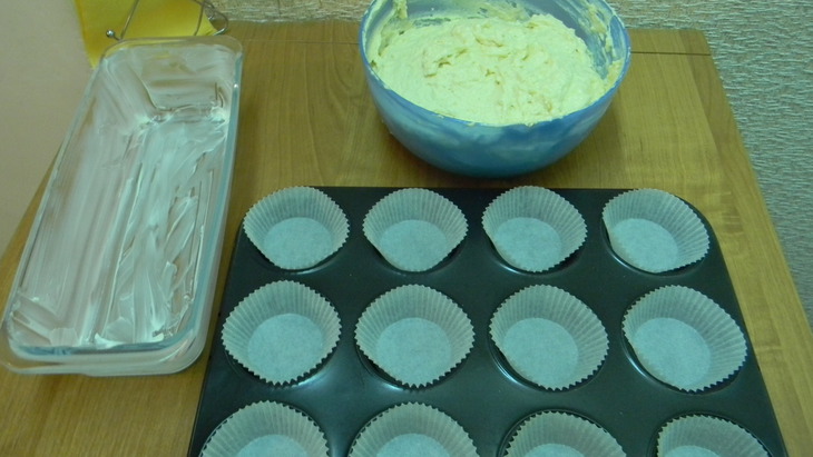 Творожно-лимонный кекс и маффины (по одному рецепту): шаг 2