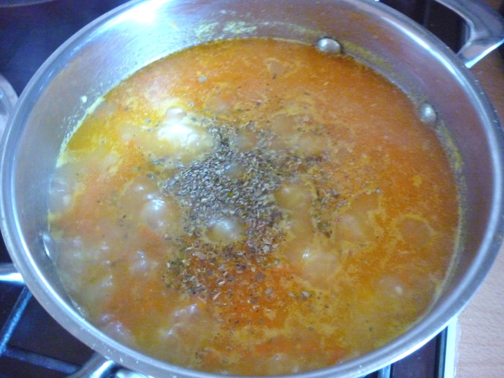 Суп-пюре из чечевицы с кукурузной крупой: шаг 4