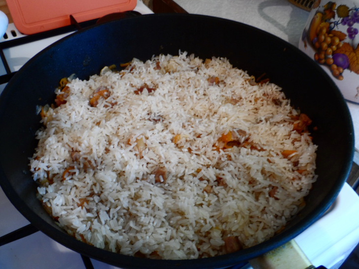 Рис с бараниной(как бы плов): шаг 4
