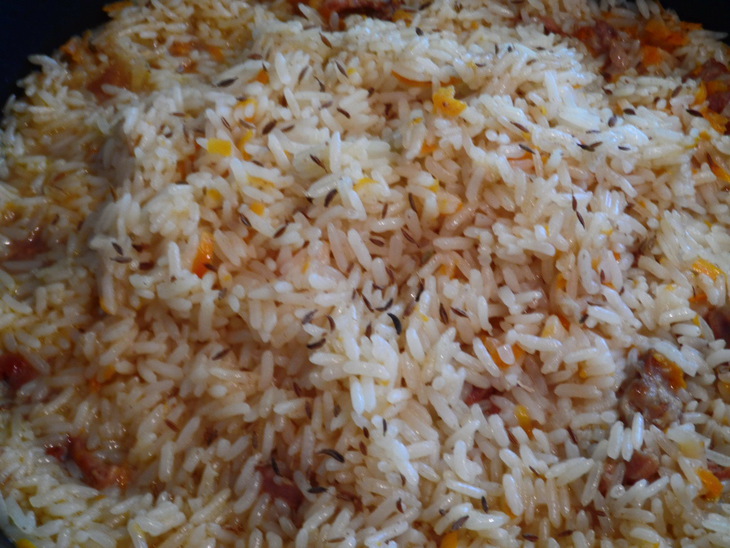 Рис с бараниной(как бы плов): шаг 6