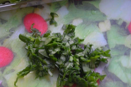 Теплый салат из зеленой фасоли: шаг 3
