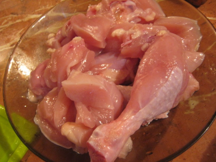 Курица с картофелем и грибами под соевым соусом kikkoman: шаг 2