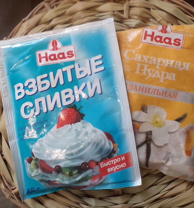 Легкий, воздушный торт «павлова» с нежными сливками от «haas» для аллочки в день свадьбы!: шаг 1