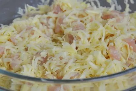 Колбаски картофельные с курицей: шаг 5