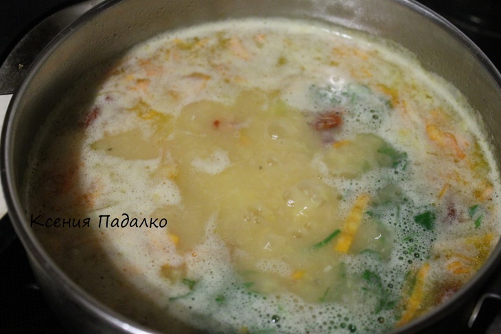 Гороховый суп с копчеными крылышками: шаг 5