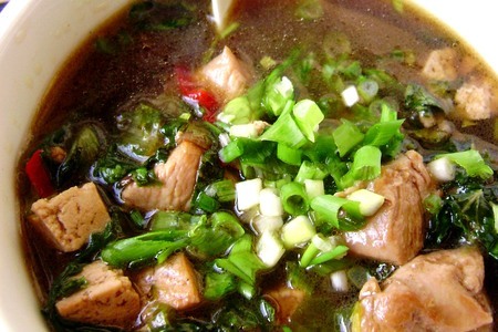 Суп по-китайски с курицей и тофу.: шаг 5