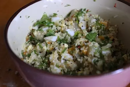 Лещ фаршированный кускусом: шаг 7