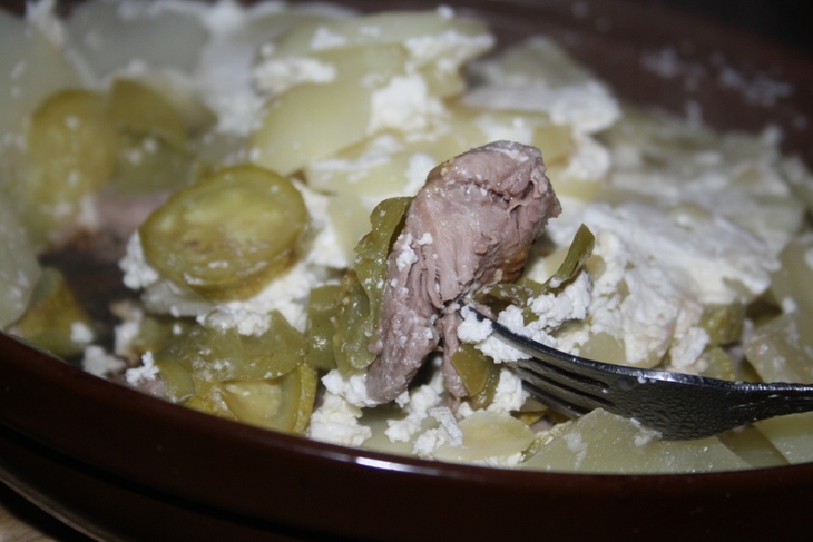 Тажин со свиной вырезкой и овощами на мангале: шаг 7
