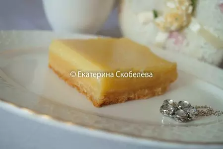 Лимонные слитки (lemon bars): шаг 6