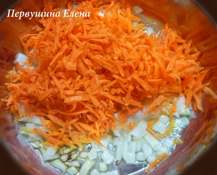 Картошка с морковью и шпинатом: шаг 4