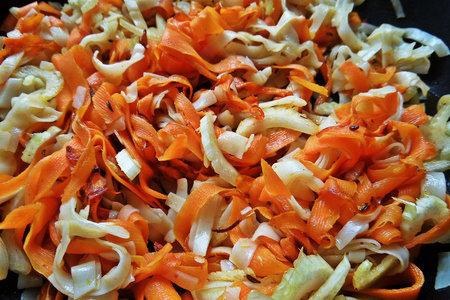 Рисовая лапша с морковью и сельдереем (для поста): шаг 7