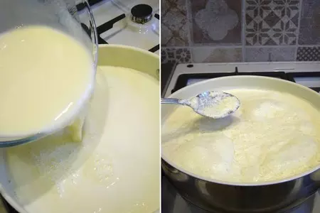 Домашний диетический сыр с рукколой, маслинами и оливками.: шаг 4