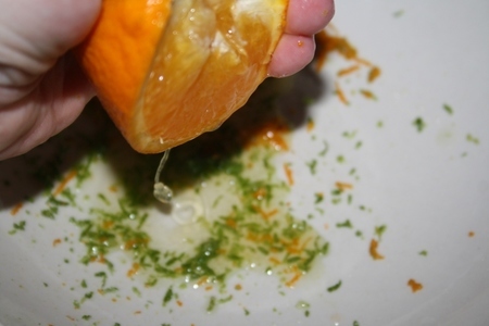 Марокканский "апельсиновый" хумус: шаг 5