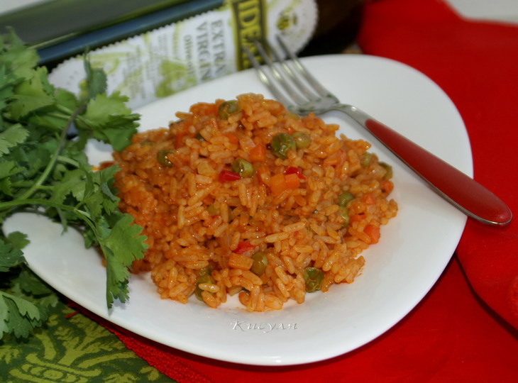 Мексиканский рис (arroz a la mexicana): шаг 7