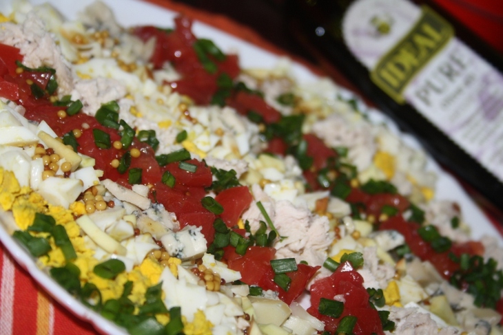 Кобб салат (cobb salad): шаг 12