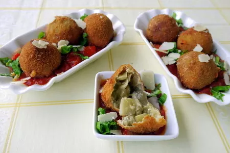 Polpette di melanzane (баклажановые фрикадельки): шаг 8