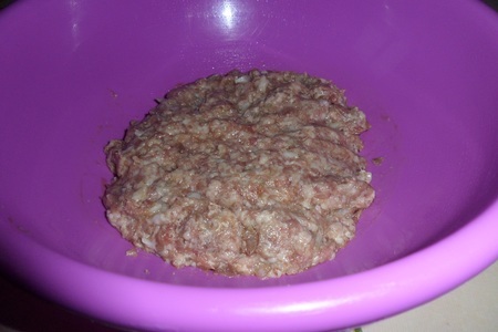 Картофельно - гороховые зразы с мясом: шаг 8