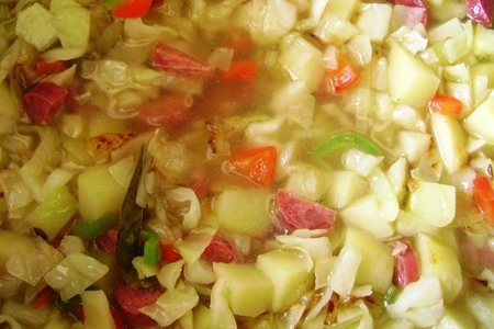 Лигурийский суп с морепродуктами. обед от кучеры: шаг 4