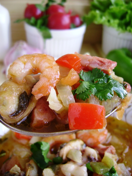 Лигурийский суп с морепродуктами. обед от кучеры: шаг 8
