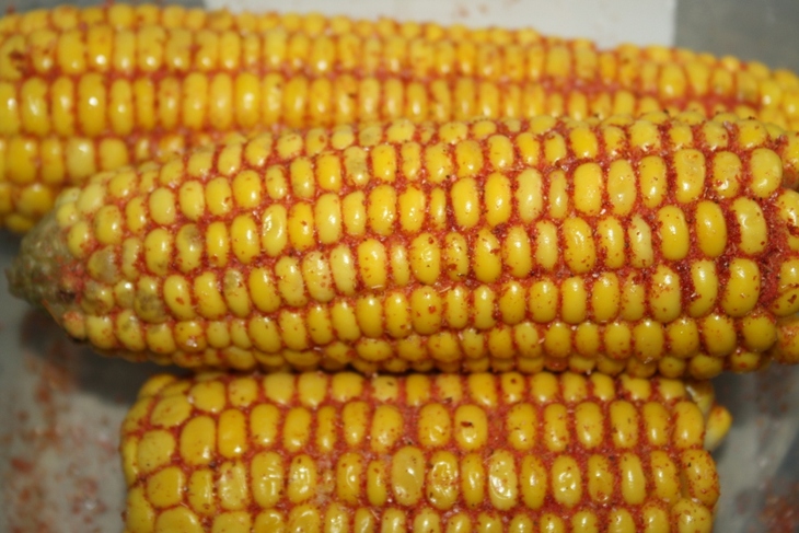 Острая кукуруза-гриль: шаг 3