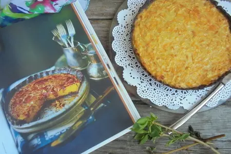 Шоколадно-тыквенный пай под карамельной корочкой: шаг 9