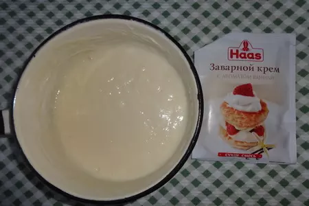 Ванильный заварной крем с фруктами: шаг 4