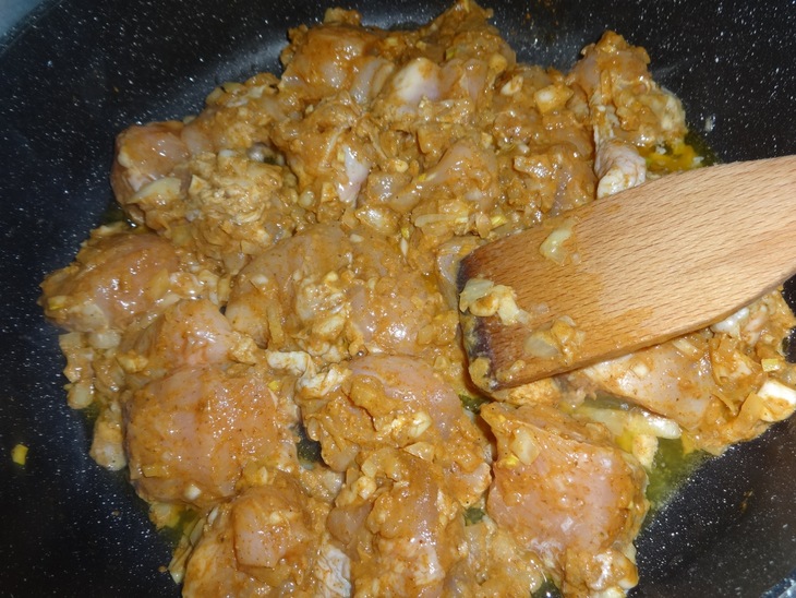 Рис с курицей по-индийски: шаг 5