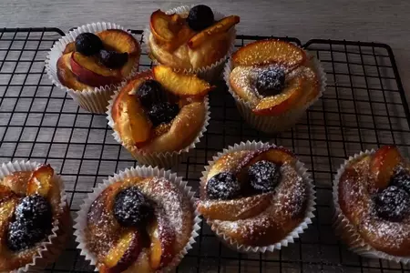 Фрукты в корзинке - удивительная булочка / buns with fruit: шаг 8