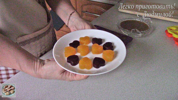 Домашний мармелад и мармелад в шоколаде на агар-агаре: шаг 11