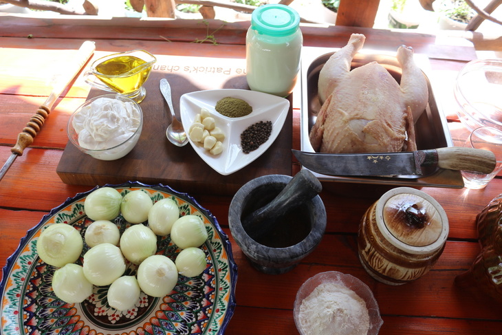 Гюльчехра, рецепт курицы по-узбекски в сметанно-чесночном соусе: шаг 9