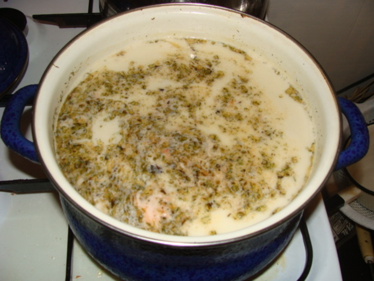 Суп рыбный со сливками: шаг 2