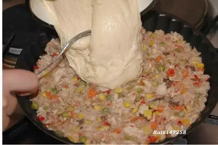 Быстрый куриный пирог...на второе (crazy easy chicken pot pie).: шаг 3