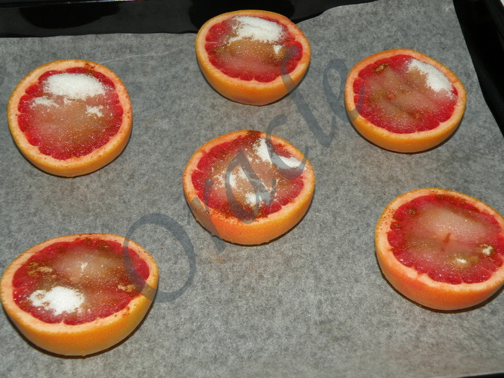 Грейпфрут, запеченный под карамельной корочкой.: шаг 3