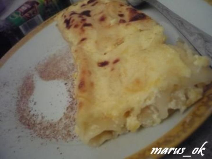 Cannelloni ripieni с ананасом и сыром под сливочно-лимонным соусом: шаг 4