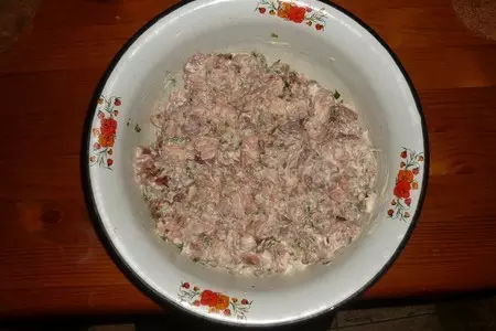 Мясные блинчики с ананасом: шаг 2