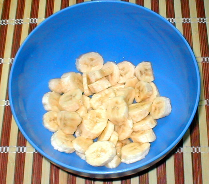Крем  из  бананов  и  йогурта: шаг 2