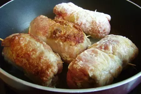 Мясные рулетики "а ля голубцы": шаг 5