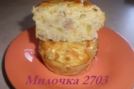 Простые картофельные «кексы» с мясом: шаг 6