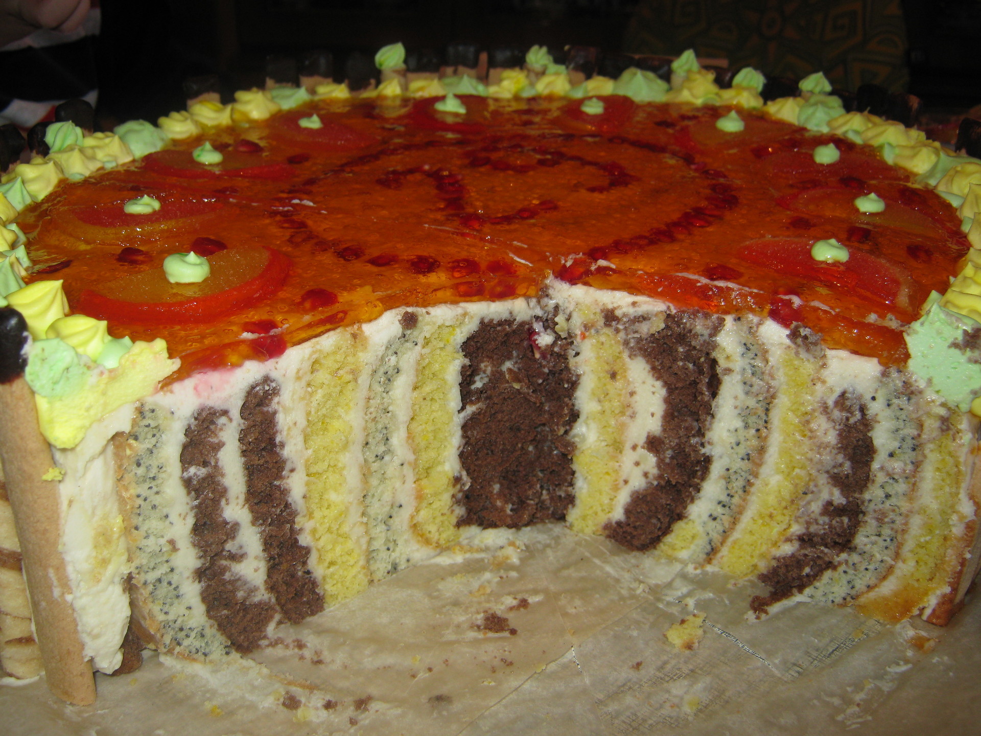 Торт «Фруктовая фантазия» – пошаговый рецепт приготовления с фото
